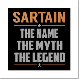 SARTAIN The Name The Myth The Legend Posters and Art